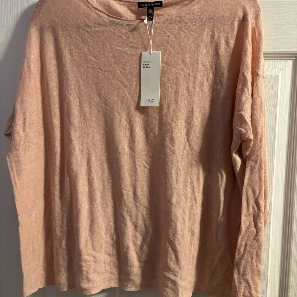 Eileen Fisher Linen Top NWT